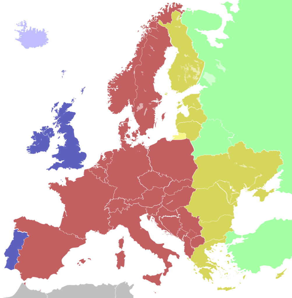 Europske vremenske zone